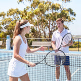 Everfit 27 inch tennis racket set of 2 in black
