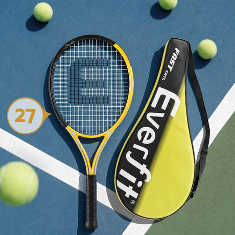 Everfit 27 Inch Tennis Racket Lightweight Racquet for Beginner Adult Players.