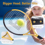 Everfit 27 inch tennis racket set of 2 in gold