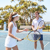 Everfit 27 inch tennis racket set of 2 in gold