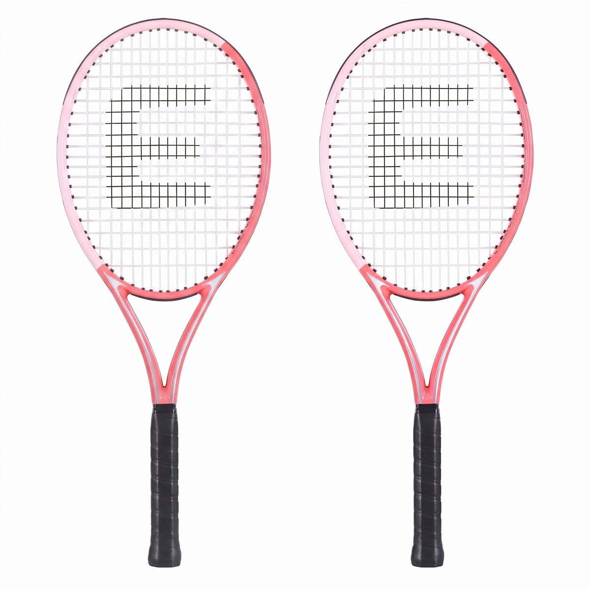 Everfit 27 inch tennis racket set of 2 in pink