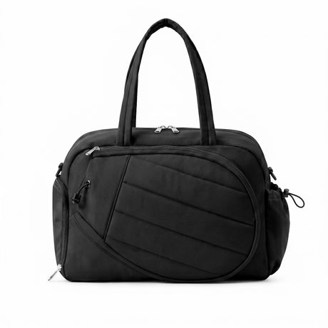 Everfit Tennis Tote Bag Gym Bag Sports Duffle Bags Holds 2 Rackets Black.