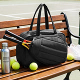 Everfit Tennis Tote Bag Gym Bag Sports Duffle Bags Holds 2 Rackets Black