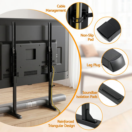 Artiss Universal TV Stand for 24-86 inch TVs LED Screen Table Top Desktop Mount - Shoppers Spot Appliances > TV > TVs & Accessories - Alternate view 8