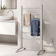 Devanti 6 bar freestanding heated towel rail, aluminium