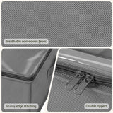 Artiss Under Bed Storage Containers X2 90L Boxes Organiser Clear Top Fabric Grey