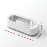 Devanti Ultrasonic Jewellery Cleaner 46kHz 400ml Cleaning Machine with Stainless Steel Tank White.
