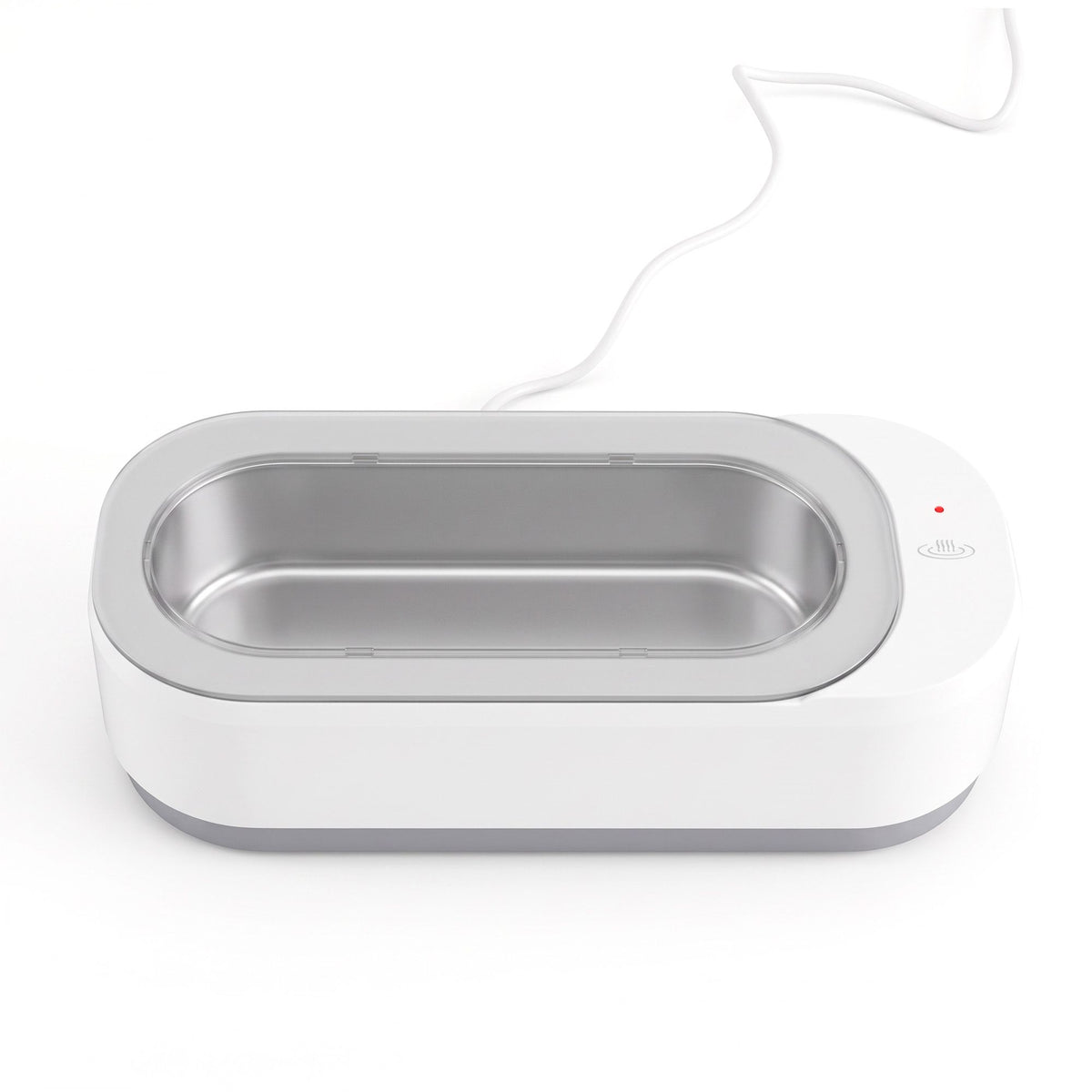 Devanti Ultrasonic Jewellery Cleaner 46kHz 400ml Cleaning Machine with Stainless Steel Tank White.