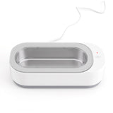Devanti Ultrasonic Jewellery Cleaner 46kHz 400ml Cleaning Machine with Stainless Steel Tank White.
