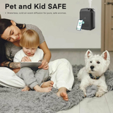 Dolphy Essential Oil Diffuser Dispenser with Bluetooth Control – 400 mL Capacity, Low-Noise Automatic Scent Machine with Light Sensor for Large Commercial Spaces – Black (DAPD0013-B)