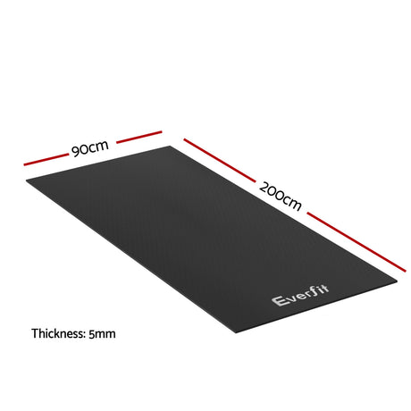 Everfit floor rug, easy to clean, lightweight.