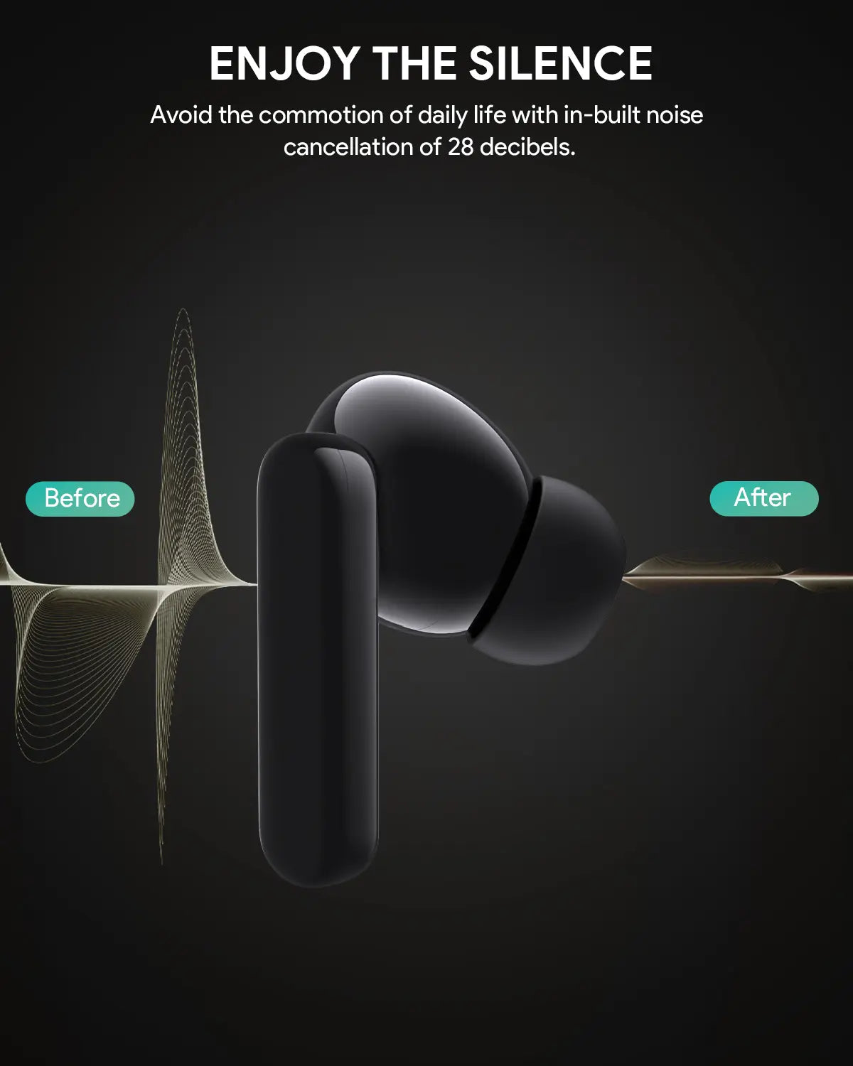 Aukey True Wireless Earbuds With Noise Cancelling MOVE MINI NC (EP-M1NC)