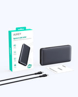 Aukey Sprint X 20K 30W 20000mAh Portable Power Bank with PD3.0 (PB-Y42)