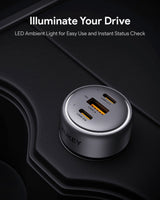 Aukey Pathfinder Mix 3 100W Fast Charging Car Charger 100W (CC-P3)