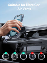 Aukey MagFusion Dash Pro Qi2 Magnetic Fast Wireless Charging Phone Mount with Active Cooling (HD-MC13A)