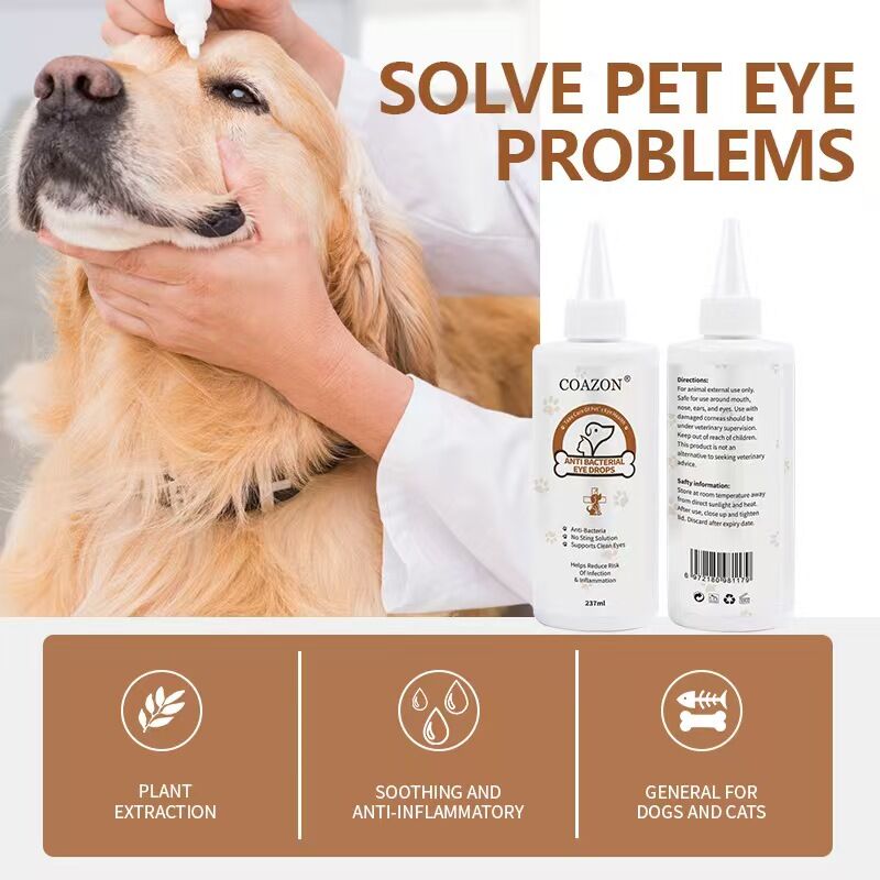 Pet eye drops
