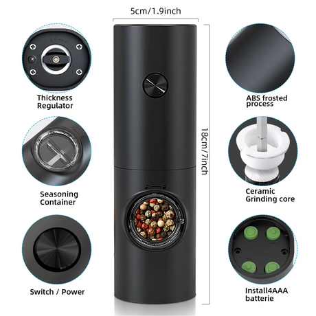 Electric salt grinder.
