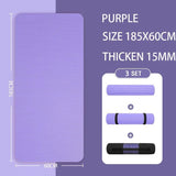 Thickened Anti-Slip Yoga Mat Exercise Pilates Foam Mat