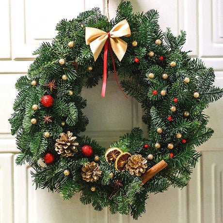 Metal Wreath Round Iron Ring For Christmas - Shoppers Spot Occasions > Christmas > Christmas Wreaths & Garlands - Alternate view 3