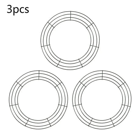 Metal Wreath Round Iron Ring For Christmas - Shoppers Spot Occasions > Christmas > Christmas Wreaths & Garlands - Alternate view 5