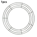 Metal Wreath Round Iron Ring For Christmas