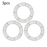 Metal Wreath Round Iron Ring For Christmas