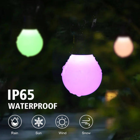 Bluetooth Colorful G40 Led Bulb String Lights - Shoppers Spot Occasions > Christmas > Outdoor Decorations & Lights - Alternate view 3