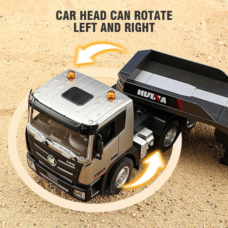 Control trailer, operated by remote control.