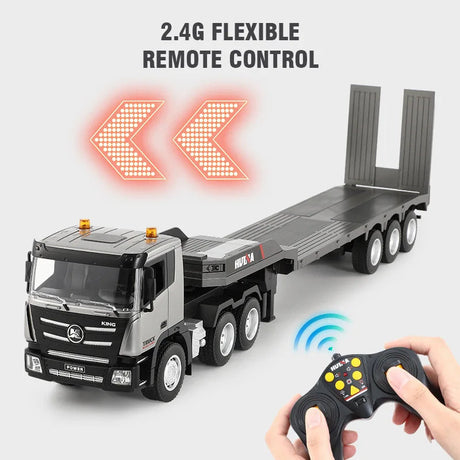 Control trailer, operated by remote control.