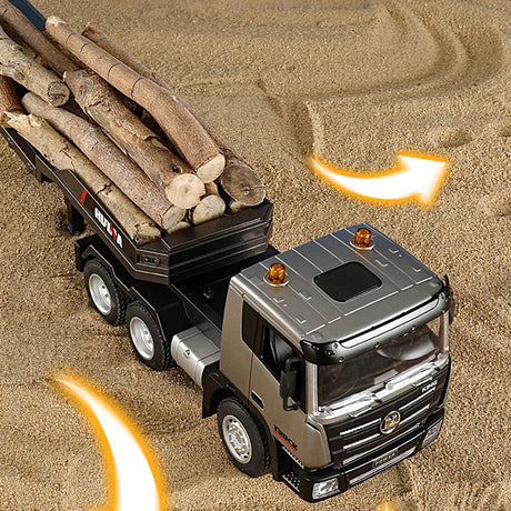 Control trailer, operated by remote control.