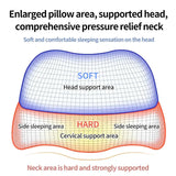 Ergonomic Memory Foam Cervical Pillow Orthopedic Contour Grey