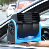 12V Adjustable Car Air Conditioning Fan Dual Speed