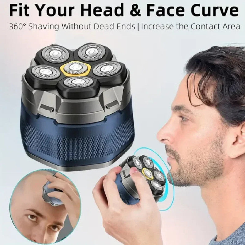 6D Electric Head And Face Shaver Rechargeable