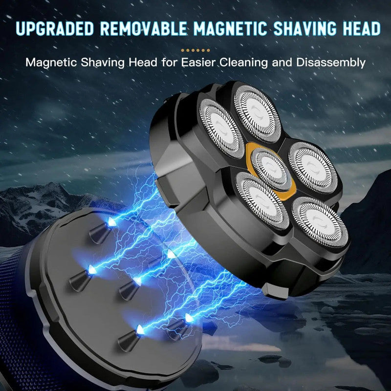 6D Electric Head And Face Shaver Rechargeable