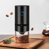 Portable USB C Rechargeable Coffee Grinder  Mill Black