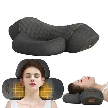 Electric massage pillow, rechargeable, lightweight.