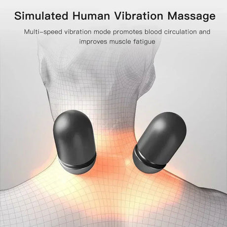 Electric massage pillow, rechargeable, lightweight.