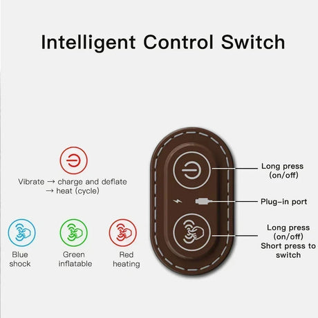Electric massage pillow, rechargeable, lightweight.