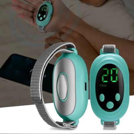 EMS blue palm pulse massager, lightweight.