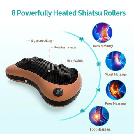 Electric back massage pillow.