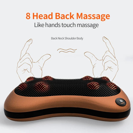 Electric back massage pillow.