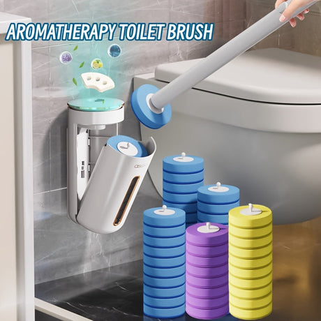 Wall mount toilet brush, 10pcs, lightweight.