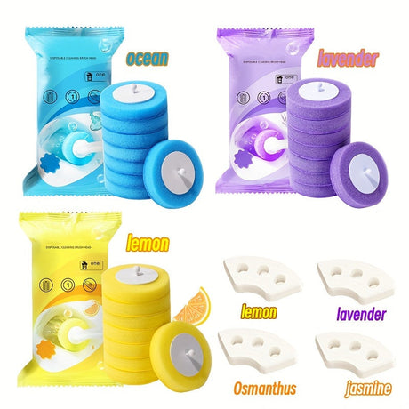 Wall mount toilet brush, 10pcs, lightweight.