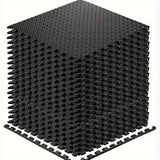 Interlocking Black EVA Fitness Mats Set (20pcs)