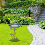 Bird Bath with Feeder Pedestal