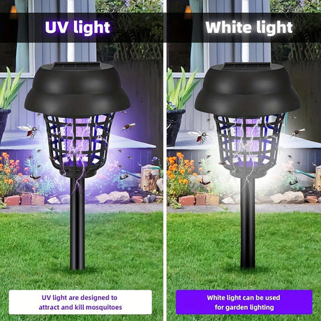 Solar Mosquito Killer Lights Outdoor UV Insect Repellent.