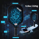 Pickleball Paddle Set 4-Pack Fiberglass Beginners
