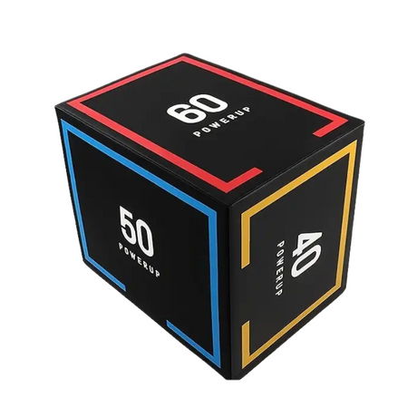 Jump training box, with a non-slip base.