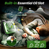 20000mAh Solar Camping Fan with LED Light