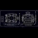 V8 Engine Simulation Model Blocks